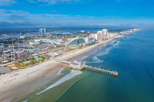 istock Daytona Beach, Florida Drone Angle Cityscape 2253974653