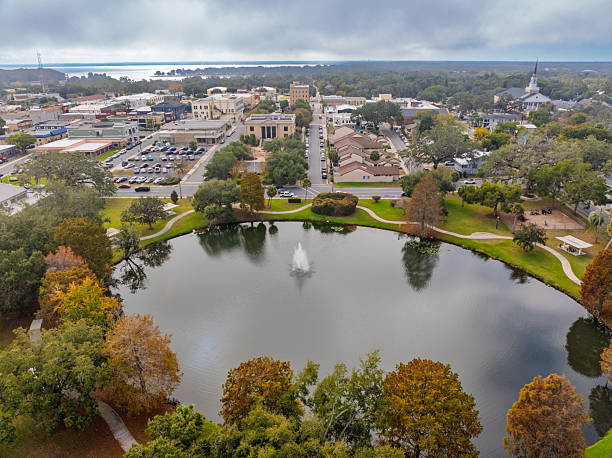 istock Leesburg, Florida Aerial View 2253977371