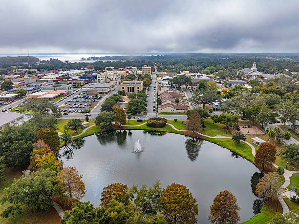 istock Leesburg, Florida Aerial View 2253977373