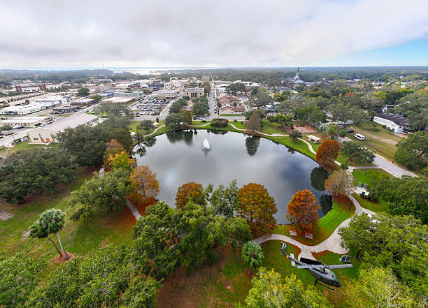 istock Leesburg, Florida Aerial View 2253977374