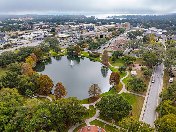 istock Leesburg, Florida Aerial View 2253977375