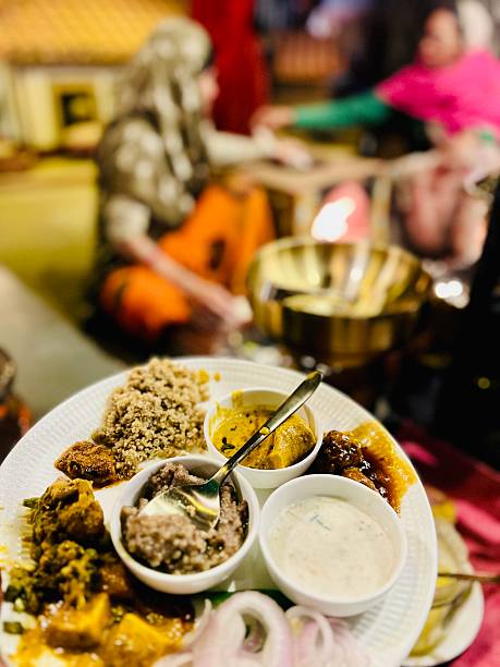 istock Traditional Rajasthani meal served 2253980072