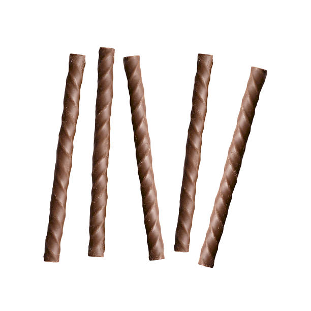 istock Group of Sweet Chocolate sticks Isolated on White background with clipping path 2254009890