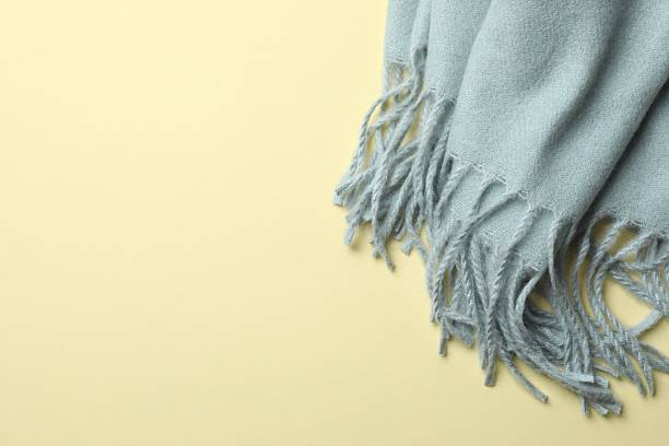 istock Warm scarf, close-up 2254018974