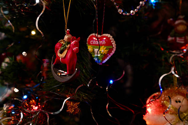 Christmas ornament on a Christmas tree