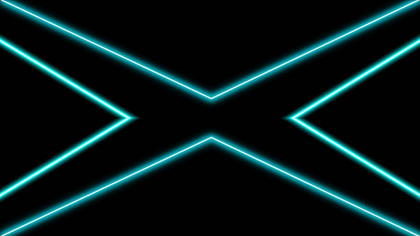 Geometric Shape Saber line light Overlay Effect.Saber Laser light Overlay Effect
