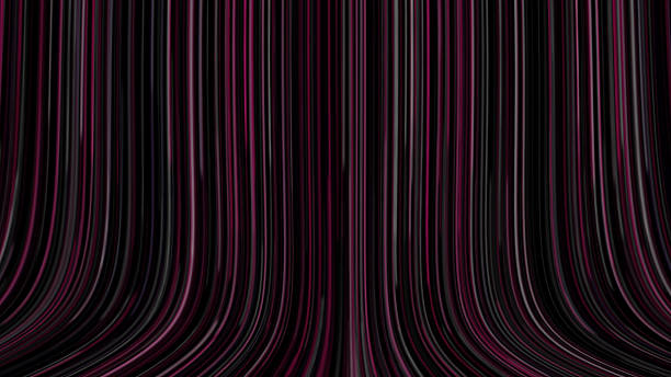 Colorful Falling Line Overlay Effect.Futuristic line falling down Overlay Effect