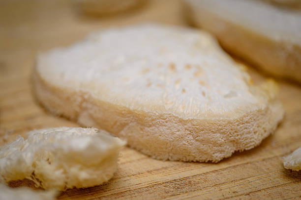 istock Sliced 'steak' of Lion's Mane Mushroom 2254024896