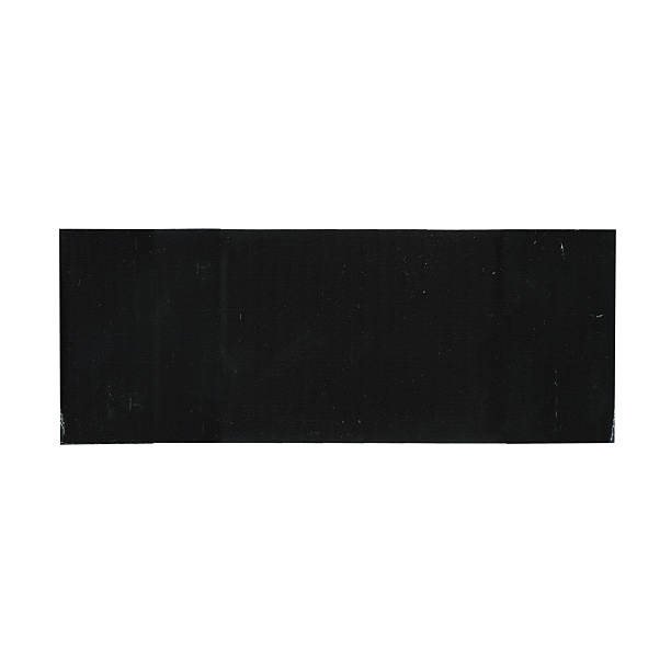istock Wide Black Duct Tape Patch.Rectangular Piece of Black Sticky Tape Texture isolated with clipping path 2254026917