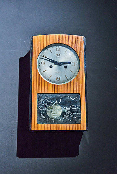 Wooden antique wall clock