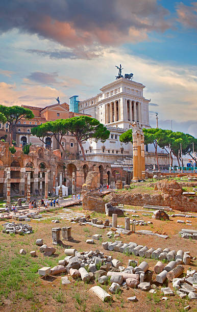 istock Victor Emmanuel Monument and Roman Forum in Rome 2254037416
