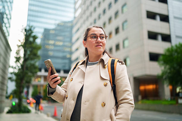 istock Confident Businesswoman Using Smartphone in Urban Environment 2254053009