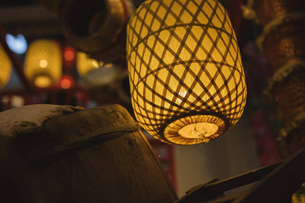 istock Image of Yellow Chinese Lanterns Display. 2254054372