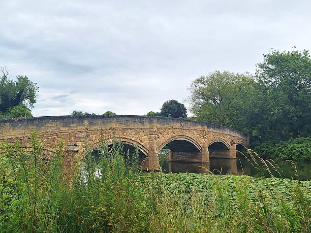 istock Abbey Park Bridge over the River Soar, Leicester, England 2254055878