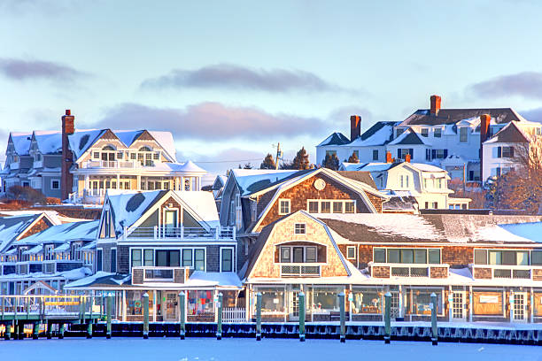 istock Winter in Watch Hill, Rhode Island 2254058333