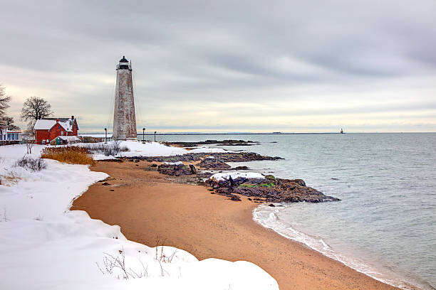 istock Five Mile Point Light in New Haven Connecticut 2254059393