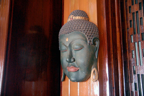 The interior of the Lon Wa Buddhist Temple sometimes called Long Hua Temple is one of the largest Buddhist temples in the Philippines and the biggest in Mindanao in Davao City Davao City, Philippines April 04, 2012