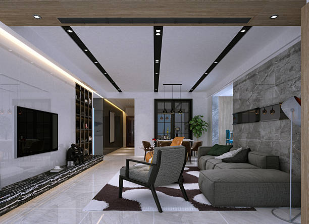 istock 3d render of living room 2254081288