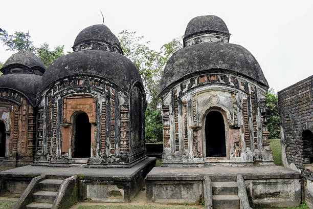 istock kalachand temple complex at pathra with twin domed brick shrines 2254081369