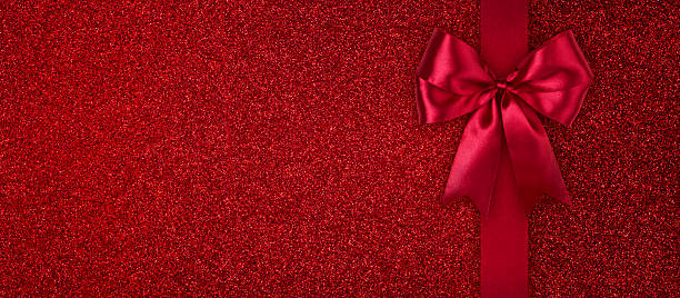 istock Red Gift Card with Ribbon Bow 2254081970