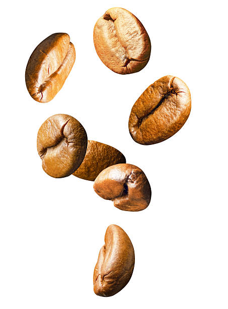 istock Beautifully retouched coffee beans forming figure looks like a loop in space. Isolated on white 2254094141