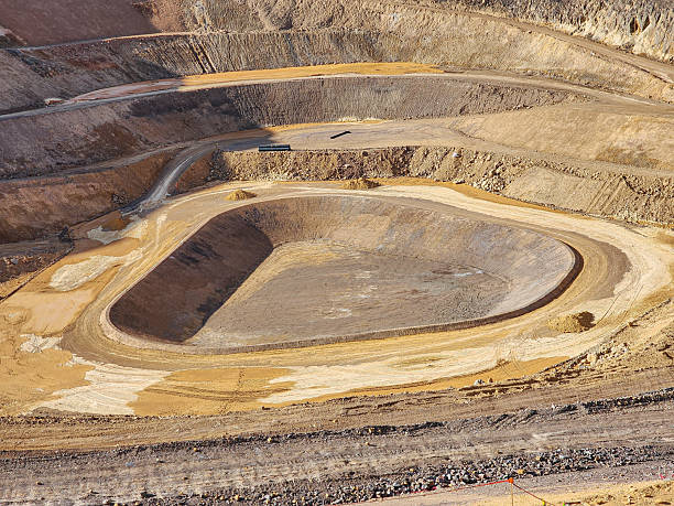 istock process of constructing earthen pits to be covered with geosynthetics at the bottom of mines 2254094157