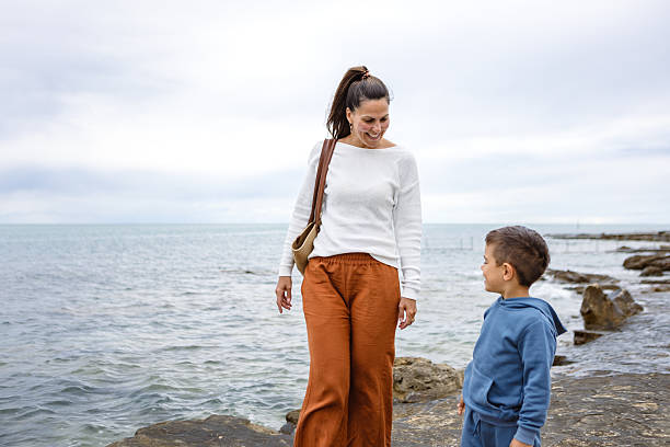 istock Family Bonding by the Seashore 2254103845