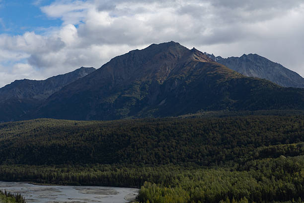 A view of a Mountain Landscape in Alaska United States
