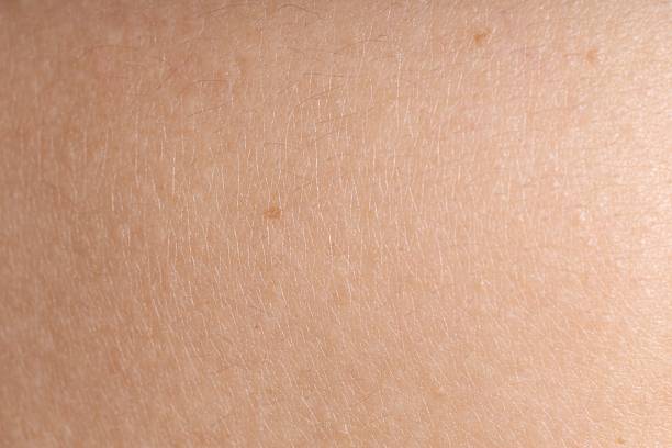 istock Texture of normal skin as background, closeup 2254109179