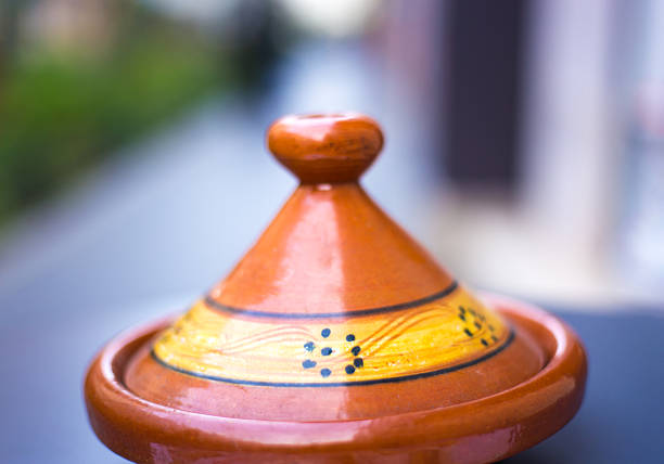 Paris, France: Moroccan Clay Tagine Pot Outside
