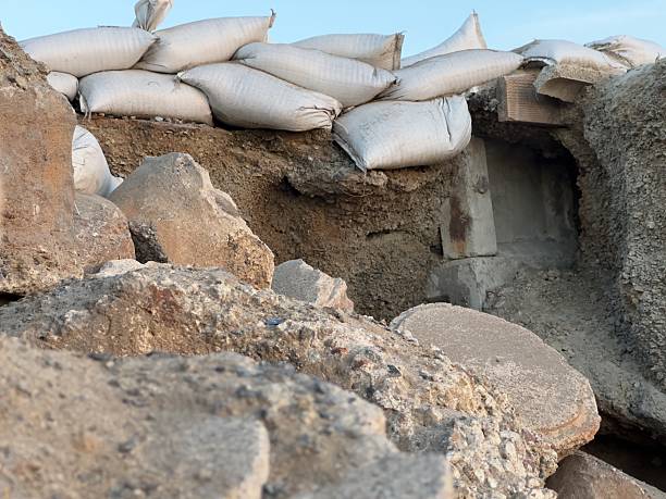istock Sandbags for Erosion Control at Ponto Beach 2254119408