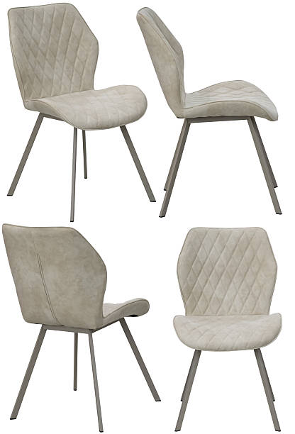 istock Studio shot of upholstered dining chair isolated on white background 2254119494
