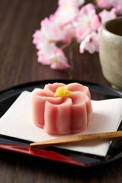 istock Nerikiri: Traditional Japanese wagashi made from sweetened bean paste. 2254120950