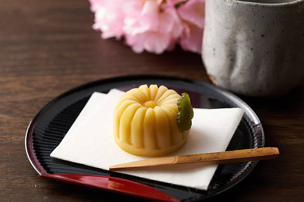 istock Nerikiri: Traditional Japanese wagashi made from sweetened bean paste. 2254121008