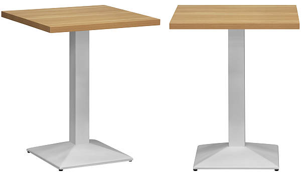 istock Studio shot of modern dining table isolated on white background 2254121877