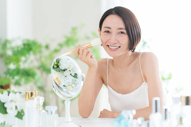 istock Middle-aged woman doing skin care 2254123959