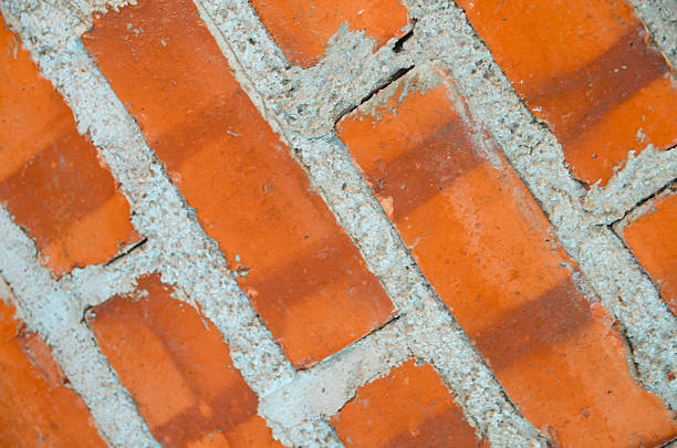 Traditional Red Brick Wall Texture with Crimson and Terracotta Tone