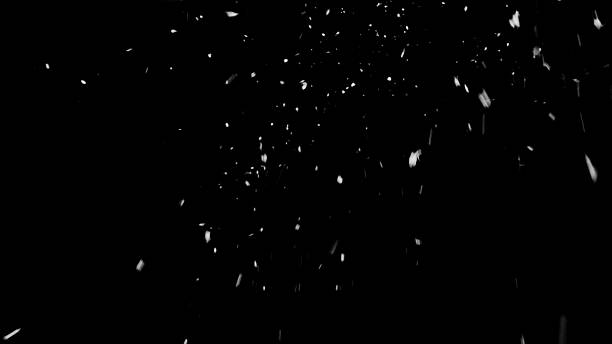 istock Freeze motion of natural snow falling 2254129582