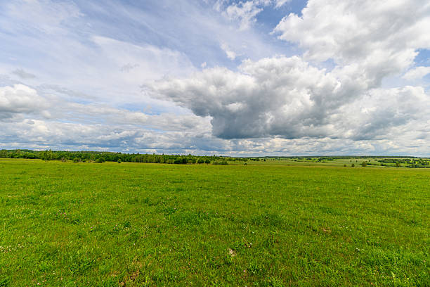 istock A Vast Green Meadow Spreading Across the Landscape Under a Dramatic Cloudy Sky Above 2254129783