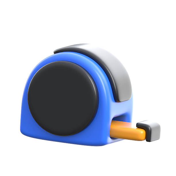 A ready to use 3d icon of measurement tape for sizing