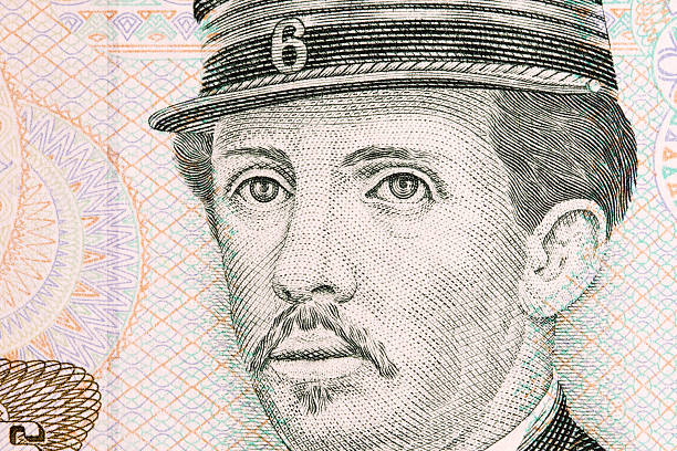 istock Ignacio Carrera Pinto a closeup portrait from Chilean money 2254140122