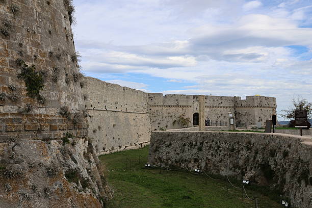 istock Medieval Walls of Monte Sant Angelo Castle 2254145416
