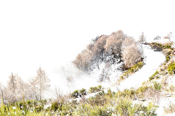 Fine art landscape in the wild Alps