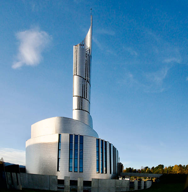 istock Northern Lights Cathedral in Alta Side View 2254162219