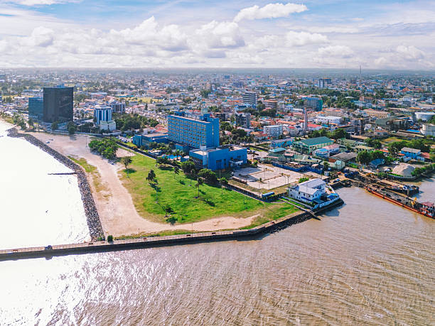 istock Aerial of downtown Georgetown Guyana 2254173169