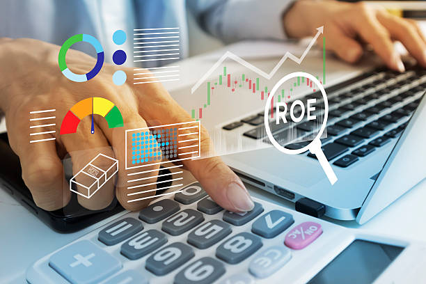 istock ROE Return on Equity Businessmen aim for their company to generate higher returns for their shareholders. 2254180516
