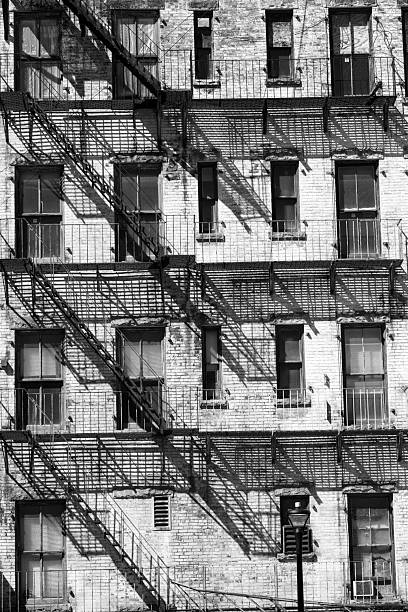 istock Fire stairs on historic building 2254184042