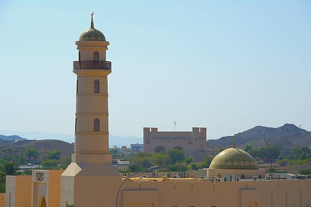 Old village with fortification in Oman