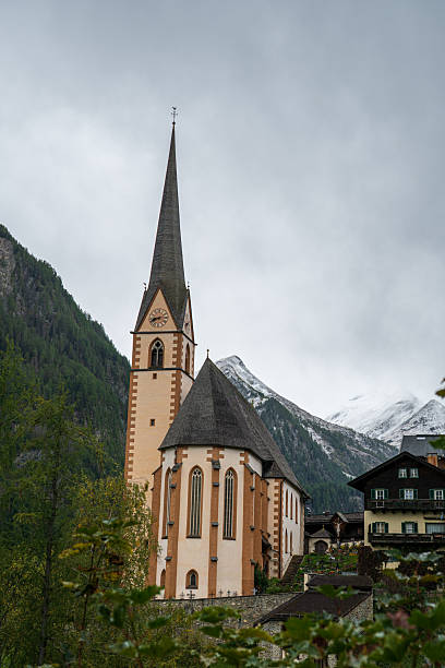 istock Saint Vincent Church in Heiligenblut town, Austria 2254187599