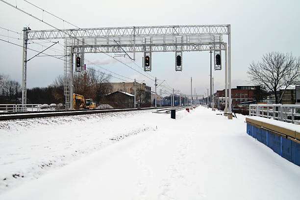 New railway line in Sosnowiec, Poland